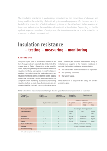 Insulation resistance - Bender-UK