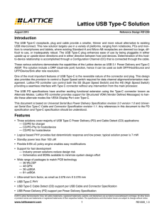 RD1209 - Lattice USB Type-C Solution