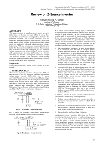 Review on Z-Source Inverter - International Journal of Computer