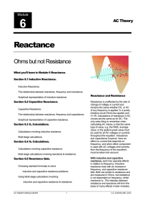 Reactance - Learn About Electronics