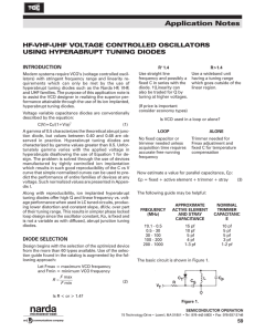 hf-vhf-uhf voltage controlled oscillators