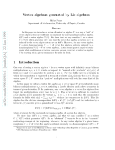 arXiv:math/9901095v1 [math.QA] 22 Jan 1999
