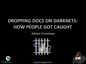Dropping Docs on Darknets