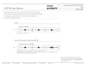 LED Wiring Options