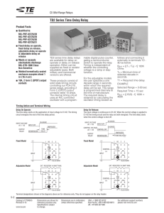 Datasheet CII Time Delay Relays Datasheet