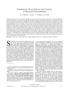 commercial-scale forced-air cooling of packaged