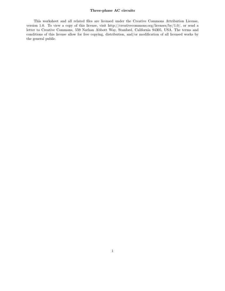 What Is Three Phase Ac Circuit