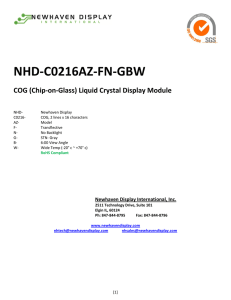 NHD-C0216AZ-FN-GBW - Newhaven Display International, Inc.