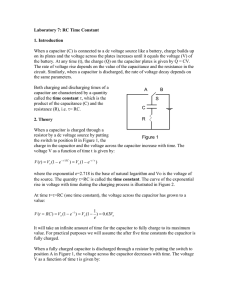 Lab 7 RC time constant