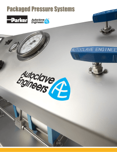 Packaged Pressure Systems - Parker Autoclave Engineers Air