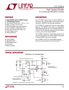 LTC1693-5 - High Speed Single P