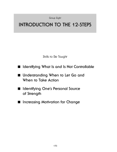 introduction to the 12-steps