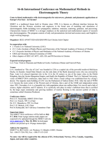 16-th International Conference on Mathematical Methods in