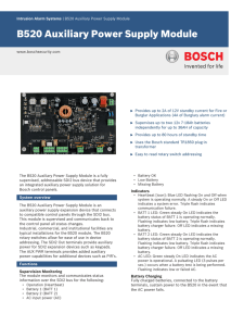 B520 Auxiliary Power Supply Module