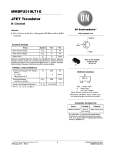 N-Channel JFET Transistor