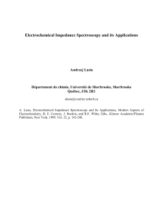 Andrzej Lasia`s Electrochemical Impedance Spectroscopy and Its