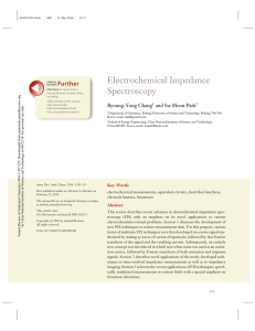 Electrochemical Impedance Spectroscopy