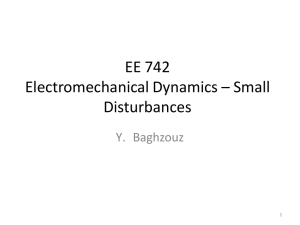 EE 742 Chap. 5: Electromechanical Dynamics