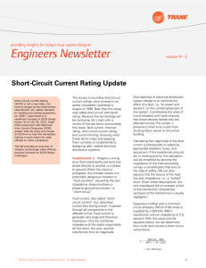 Short-Circuit Current Rating Update