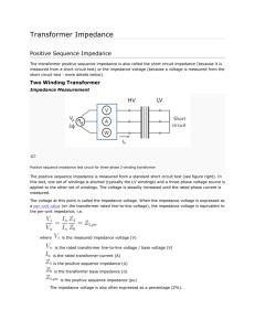 Transformer Impedance