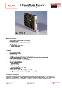 IG224/4 4-Channel-Loop-Detector