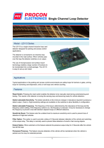 Single Channel Loop Detector