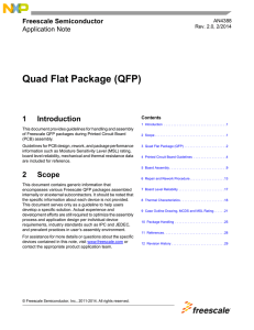 AN4388, Quad Flat Package (QFP) - Application Note