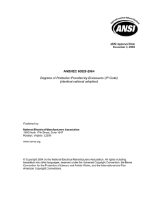 ANSI/IEC 60529-2004
