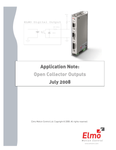 Open Collector Outputs