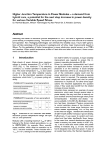 Higher Junction Temperature in Power