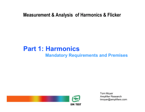 Part 1: Harmonics