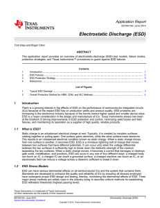 Electrostatic Discharge (ESD) (Rev. A)