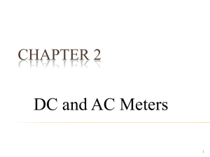 DC and AC Meters