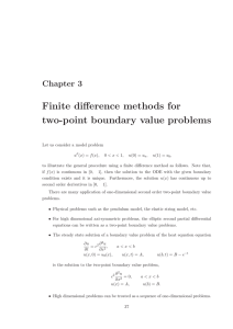 Finite difference methods for two