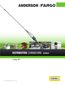 DISTRIBUTION | FORMED WIRE products