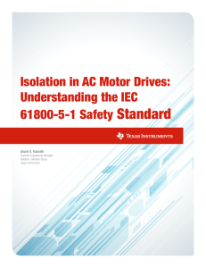 Isolation in AC Motor Drives: Understanding the