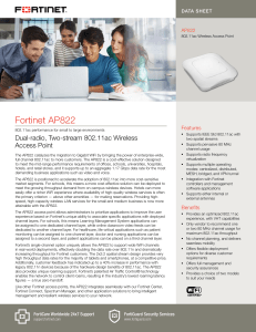 Fortinet AP822