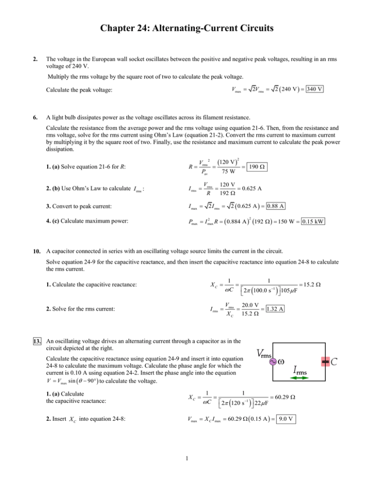 Chapter 24: Alternating