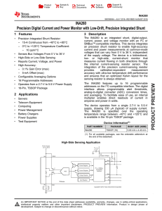 INA260 Precision Current and Power Monitor