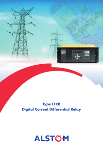 Type LFCB Digital Current Differential Relay