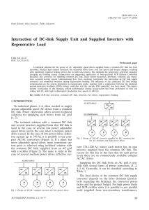 Interaction of DC-link Supply Unit and Supplied Inverters with