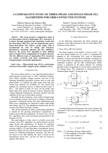 a comparative study of three-phase and single-phase pll