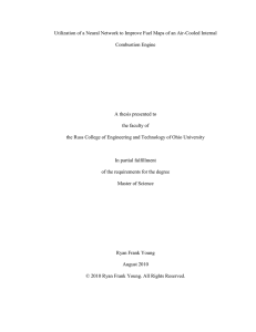 Utilization of a Neural Network to Improve Fuel Maps of an Air