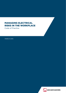 Managing Electrical Risks in the Workplace Code of