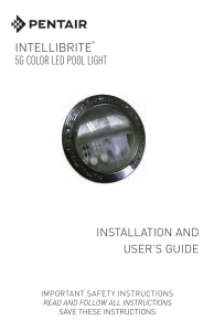 intellibrite® 5g color led pool light