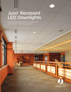 Juno® Recessed LED Downlights