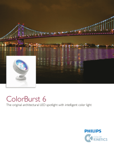 ColorBurst 6 - Philips Color Kinetics