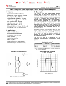 LM7171 - Texas Instruments