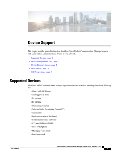 Device Support
