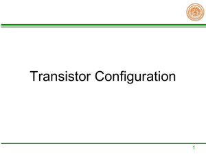 Transistor Configuration [1]